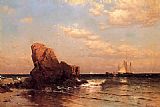Alfred Thompson Bricher Famous Paintings - By the Shore